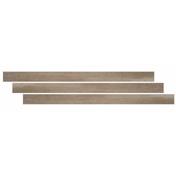 Ackland 0.35 in. T x 94 in. L x 1.77 in. W Refined Oak Luxury Vinyl Flooring Trim Stair Reducer AKVTVREOA-SR - main